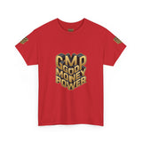 Money Power T-Shirt — Gold 3D "GMP Good Money Power" Graphic Tee