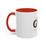 GMP 'God Money Power' Accent Coffee Mug — 11/15 oz Inspirational Ceramic