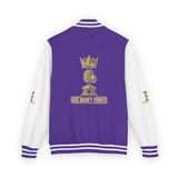 Letterman Jacket — "Champion King" Trophy Crest Varsity Jacket