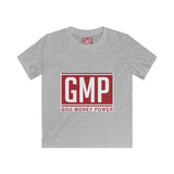 GMP Kids Tee – 'God Money Power' Bold Logo Youth T-Shirt