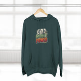 God Money Power Hoodie — Retro Bold Graphic Pullover