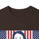 Long Sleeve Tee - Patriotic Bandana Mask Design with 'God, Money & Power' Graphic