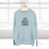 God Money Power Hoodie — Minimalist Inspirational Graphic Hoodie