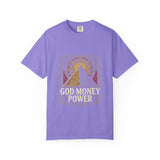 God Money Power Pyramid Tee — Spiritual Wealth Graphic T‑Shirt