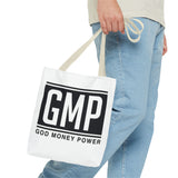 GMP Tote Bag — God Money Power Bold Logo Canvas Tote