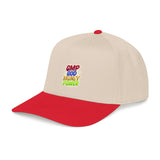 Mid Profile Baseball Cap — "GMP God Money Power" Embroidered Trucker Hat