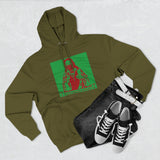 Jesus 'Keep Moving Forward' Hoodie — Retro Red & Green Graphic Pullover