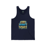 God Money Power Tank Top — Bold Graphic Faith & Hustle Sleeveless Tee