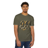 T-Shirt — GMP "God Money Power" Gold Script Graphic