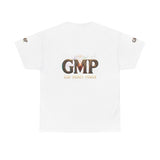 GMP "God Manly Power" Graphic Tee — Bold Logo Cotton Shirt