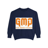GMP ‘God Money Power’ Sweatshirt — Bold Orange Logo Crewneck