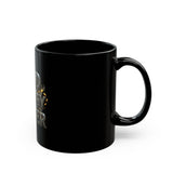 God Money Power Black Mug — Inspirational Faith & Prosperity Coffee Cup