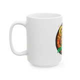 GMP God Money Power Ceramic Mug (11oz & 15oz) – Bold Comic-Style Motivational Coffee Cup