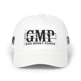 GMP "God Money Power" Classic Dad Cap — Distressed Streetwear Baseball Hat