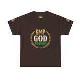 GMP God Money Power Tee — Motivational Gold Laurel Graphic T-Shirt