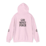 God Money Power Hoodie — Minimalist Faith & Ambition Pullover