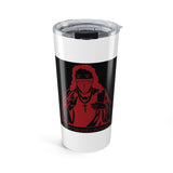 20oz Black Red Priest Graphic Tumbler — 'No Money, No Honey' Travel Cup