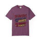 Inspirational Graphic T-Shirt — "Put God First, Hustle for the Money, Put Yourself in Power"