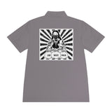 Buddha of Cash Polo — 'God Money Power' Graphic Men’s Sport Polo