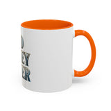 God Money Power Accent Coffee Mug - Inspirational Faith & Prosperity Ceramic Mug (11/15oz)