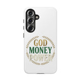 Phone Case — "God Money Power" Inspirational Religious Design