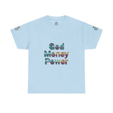 Graphic Tee — "God Money Power" Spiritual Streetwear T-Shirt