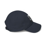 Angel Of Death Classic Dad Cap — Vintage Floral Skull Embroidered Baseball Hat