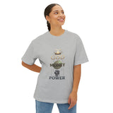 God Money Power Tee — Graphic Oversized Boxy Shirt