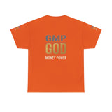 GMP GOD Money Power T-Shirt — Bold Gold Logo Tee