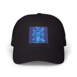 Dad Cap — Blue Sequin Statue Patch Embroidered Baseball Hat