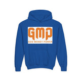 Youth Hoodie — GMP (God Money Power) Bold Orange Logo