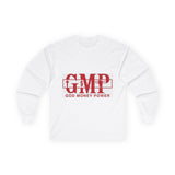 GMP 'God Money Power' Long Sleeve Tee — Faith & Prosperity Graphic Shirt