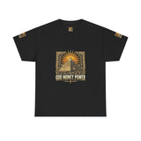 Pyramid Sun Graphic Tee — "You Make Me Whole" Cotton T-Shirt