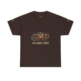 GMP "God Manly Power" Graphic Tee — Bold Logo Cotton Shirt