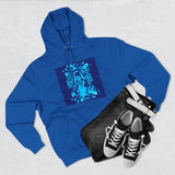 Hoodie - 'God Money Power' Graphic Fleece Pullover