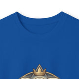 God Money Power Long Sleeve Tee — Vintage Crest Graphic