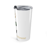 20oz Inspirational Money Tumbler — 'Money. Pray. Crown.' Motivational Travel Cup