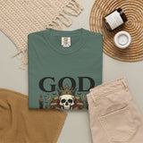 God Money Power- Skull T-Shirt — Gothic Skull Graphic Tee