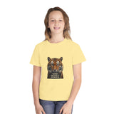 Tiger 'God Money Power' Youth Tee — Graphic Animal Kid's T-Shirt