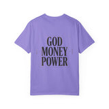 God Money Power T-Shirt — Bold Faith & Hustle Graphic Tee