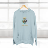 Three-Panel Fleece Hoodie