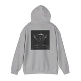 Angel Of Death Hoodie — Gothic Black & White Graphic Sweatshirt