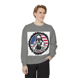 Sweatshirt — Patriotic 'God Money Power' Graphic Crewneck