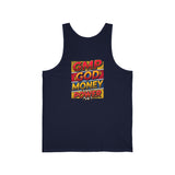 GMP God Money Power Graphic Tank Top — Bold Retro Typography Summer Tank