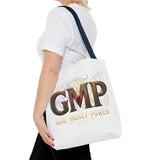 GMP 'God Money Power' Graphic Tote Bag