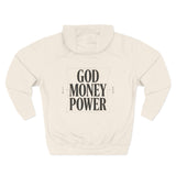 God Money Power Hoodie — Minimalist Inspirational Graphic Hoodie
