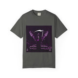 Angel Of Death- T-Shirt — Gothic Angel Wings Graphic Tee (Purple Reaper Design)