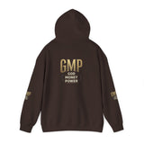 GMP Crest Hoodie — White Gold Logo Pullover
