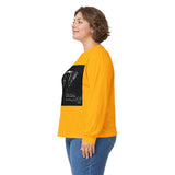 Angel Of Death Grim Reaper Wings Long Sleeve Tee — Dark Gothic Scythe Graphic