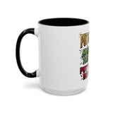 Inspirational Coffee Mug — "Put God First, Hustle for the Money, Put Yourself in Power"